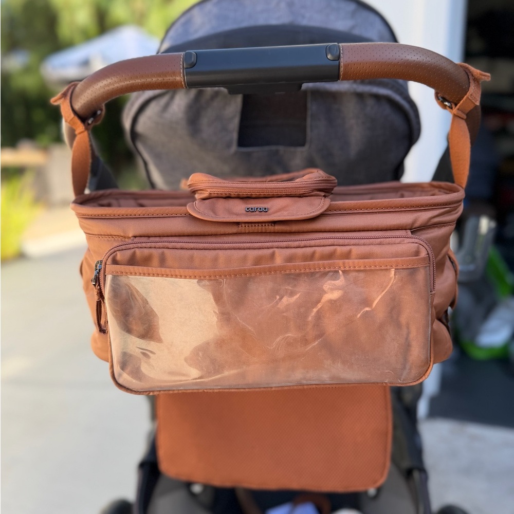 Caraa Stroller Bag in Brown